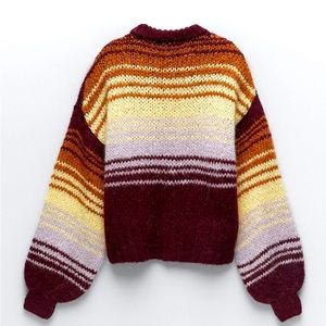 Zara Stripped Knit Sweater